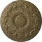 Ekena Millwork Colton Ceiling Medallion (Fits Canopies up to 4 3/4"), 15 3/4"OD x 1 1/2"P, Mississippi Mud Crackle CM15CNMMC - alternate 1